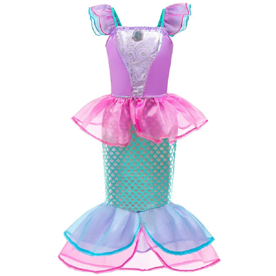 Girls Princess Costume Dress – Cinderella, Snow White & Rapunzel Outfit