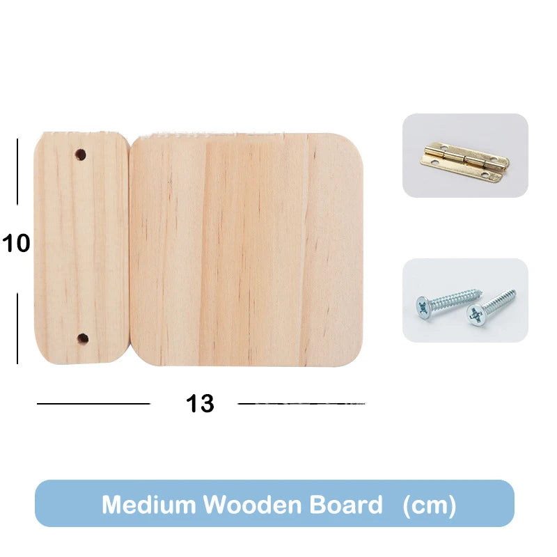Montessori Busy Board Accessories DIY Wooden Learning Activity Kit