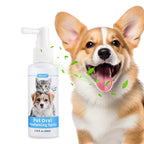 Pet Oral Hygiene Spray 60ml Dogs Cats Teeth Clean Freshens Breat  Removes Bad Breath Prevents Calculus Oral Care Water Additive