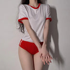 Japanese Anime School Girl Cheerleader Costume – Gym Cosplay Outfit