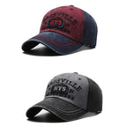 Washed Embroidered Baseball Cap with Curved Brim for Everyday Style
