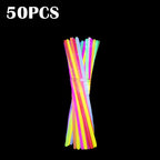 Luminous Colorful Glow Sticks Fluorescence Glowing in The Dark DIY Bracelet Necklace Glowstick Birthday Wedding Party Supplies