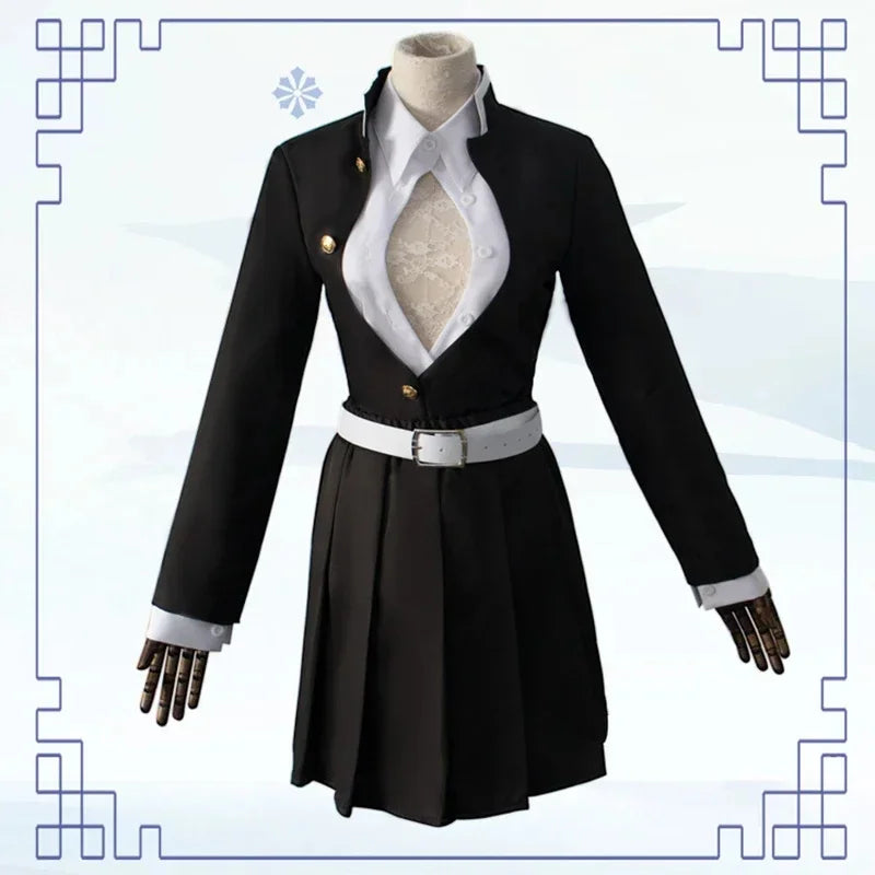 Kanroji Mitsuri Cosplay Costume with Wig & Haori