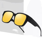 Fit Over Polarized UV400 Sunglasses for Prescription Glasses