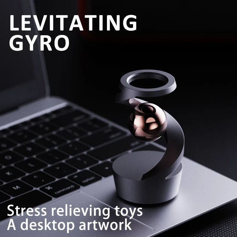 Suspended Spinning Top with Visual Effect Stress Relief Focus Tool Adults & Kids Suspended Gyroscope Fidget Spinner  Fidget toy