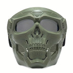 Motorcycle Skull Mask Wind Goggles Outdoor Sports Riding Glasses Halloween Props Windproof Tactical Mask