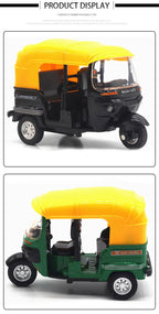 Indian Alloy Tricycle Die-Cast Model Toy