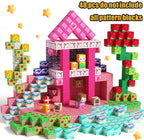 New Magnetic Building Blocks Mine World Magnetic Cozy Forest Cabin Construction Brick Cube STEM Boy Girl Children Toy Set Gift