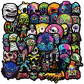 10/30/50pcs Cool Horror Joker Skull Stickers Decals Fridge Laptop Motorcycle Skateboard Phone Bike Waterproof Sticker Kids Toys