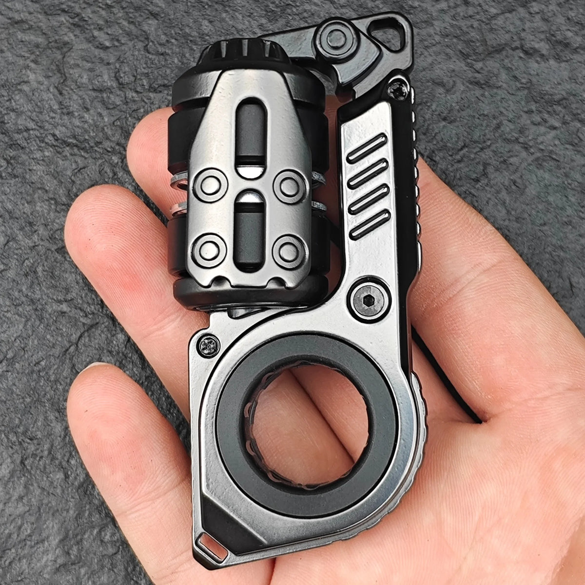 EDC Magnetic Tuning Fork Fidget Slider Mechanical Ratchet Toy