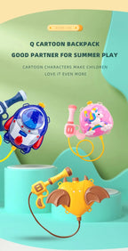 Kids Backpack Water Gun for Summer Beach Pool Outdoor Fun Toy