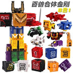 Math Cube Transformation Robot Toy