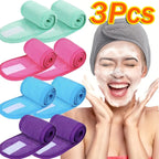 Adjustable Soft Toweling Spa Makeup Headband for Women