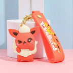 Eevee Plush Keychain Eeveelutions Bag Charm for Pokemon Fans