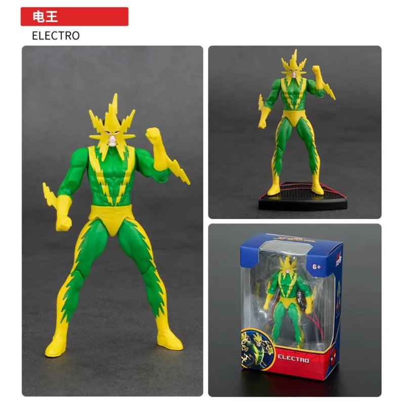 ZD Original Spider Man 4inch GREEN GOBLIN Doctor Octopus VENOM Action Figures MILES GWEN ELECTRO SCARLET SPIDER 2099 RHINO Toys