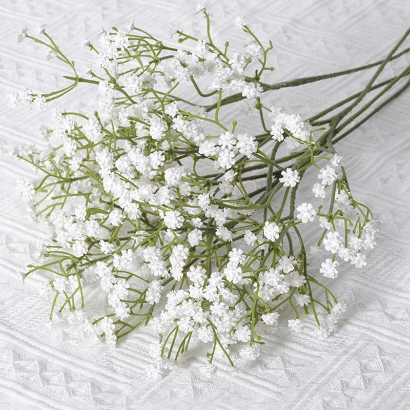 1Pcs 63cm Babies Breath Artificial Flowers Plastic Gypsophila DIY Floral Bouquets For Handmade Wedding Party Home Decoration