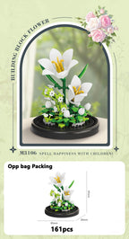 Eternal Flower Bouquet Bonsai Micro Building Blocks Set