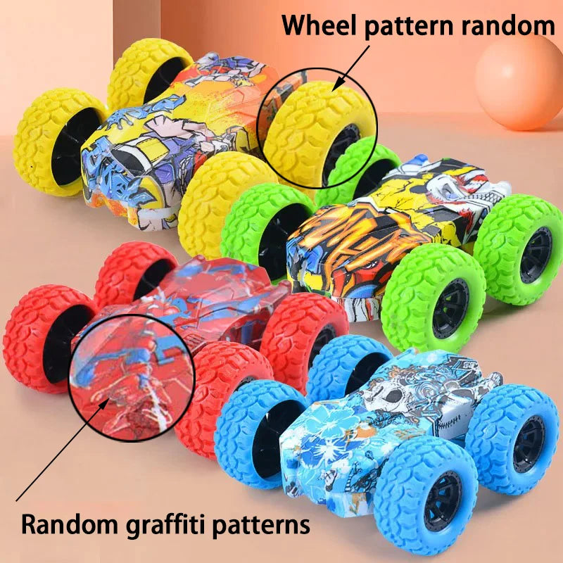 Double-Sided Inertia Off-Road Stunt Toy Car for Kids