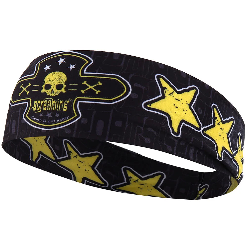 Gothic Skull Sports Sweatband Headband for Men & Women