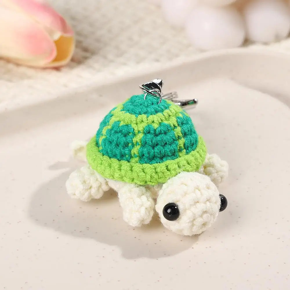 Cute Turtle Crochet Keychain Mini Turtle Bag Charm