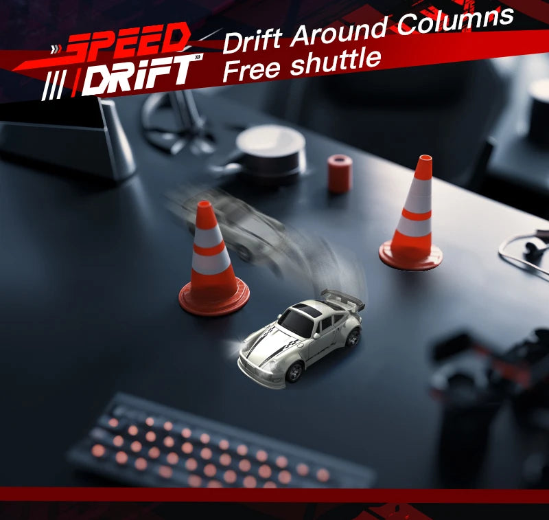 KF20 1:64 Mini 4WD RC Drift Racing Car with Full Proportional Control