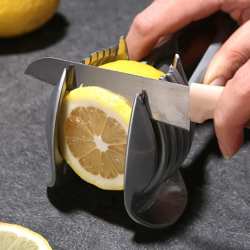Stainless Steel Fruit Slicer Clip for Tomato, Onion and Citrus