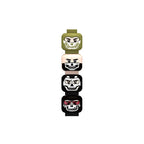 MOC City Halloween Expression Accessories Building Blocks Face Injured Head Terror Scene Ghost Skeleton Bricks Friends Toys Gift