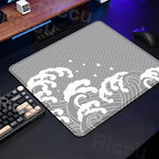 Gaming Mice Mat Great Wave Art Control Mousepad Anti-slip Small Deskmat Pc Gamer Accessoires 18x22cm Lock Edge Speed KeyboardPad