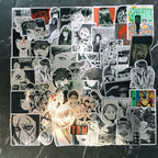 10/30/50pcs Laser Horror Anime Tomie Stickers Aesthetic Decals Laptop Phone Car Phone Cool Decoration Waterproof Sticker Kid Toy