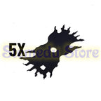5PCS MOC Halloween Skeleton Army Mini Doll Ghost Building Block DIY Assembly Character Doll Horse Ornaments Figure Gift for Kids