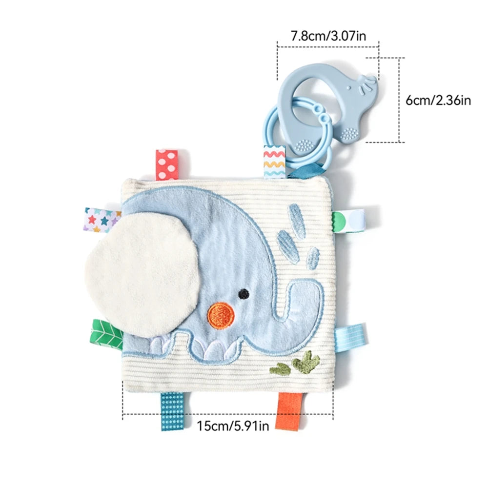 Montessori Cloth Tissue Box Sensory Activity Toy for Babies