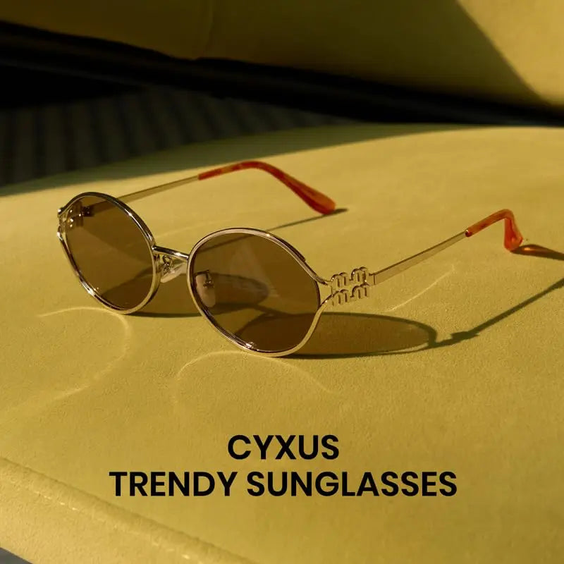 Retro Oval 90s Cat Eye UV400 Sunglasses for Women