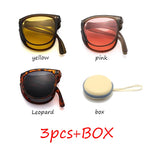 Folding Ultra Light UV400 Sunglasses for Men & Women