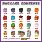 Funxinee Dinosaur Theme Park Magnetic Blocks STEM Building Set
