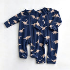 Spring Baby Romper Warm Fleece Jumpsuits for Baby Autumn Long Sleeve Infant Rompers Newborn Boy Girl Homewear Pajamas