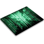 Mause Pad Gamer Rug Matrix Binary Code Mouse Pads Deskmat Desktop Table Mat Pc Gaming Computer Desk Protector Kawaii Accessories