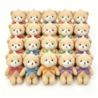 30/20/10pcs Mini Teddy Bears Tiny Soft Stuffed Teddy Bear Doll Plush Bears Bulk for Birthday Party Decor Favors Bag Keychain