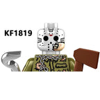 Novel Horrible Movie Halloween Pumpkin Witch Nun Vampire Zombies Building Blocks Mini Action Figure Toys