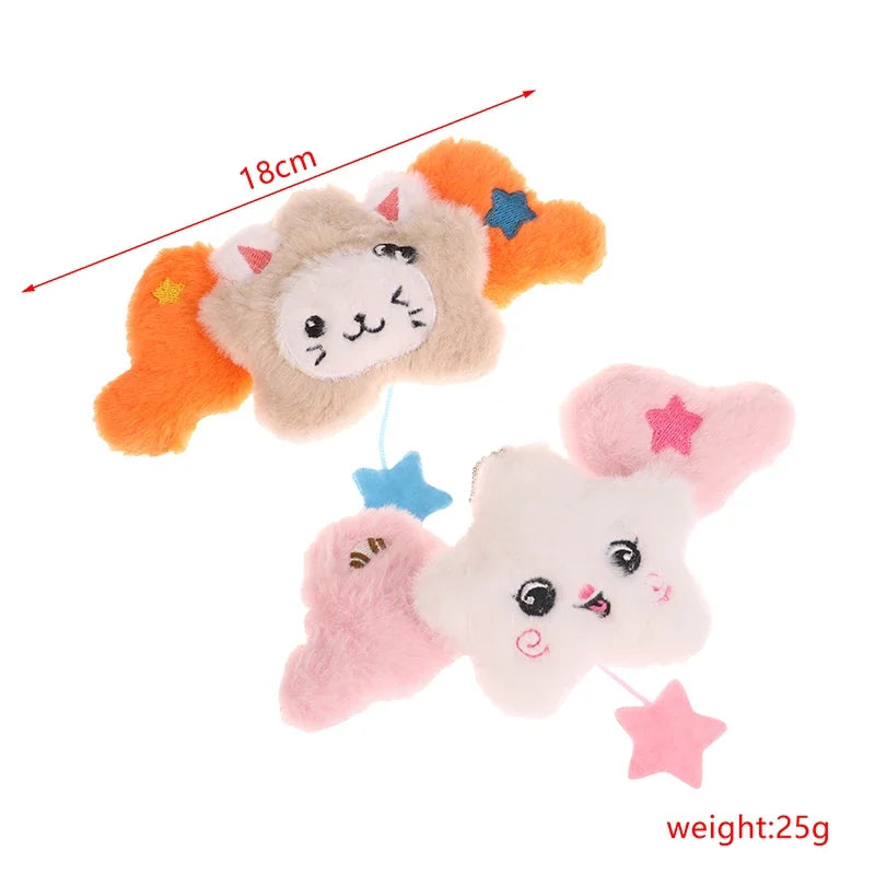 Star Plush Pendant Keychain Bag Charm Cute Doll Hanging Accessory