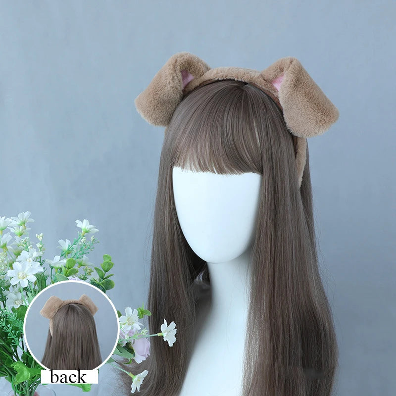 Cute Plush Deer Antler Headband for Women