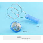 Led Magic Magnetic Orbit Spinning Top Toy Creative Hand Cranked Color Luminous Spinning Toys For Children Birthday Gift