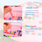 Magnetic Beads Doodle Board with Pen for Creative Learning and Drawing