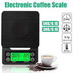 High Precision Coffee Scale with Timer Digital Kitchen Food Scale
