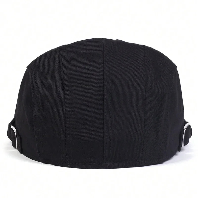 British Newsboy Flat Cap for Casual Vintage Outdoor Style