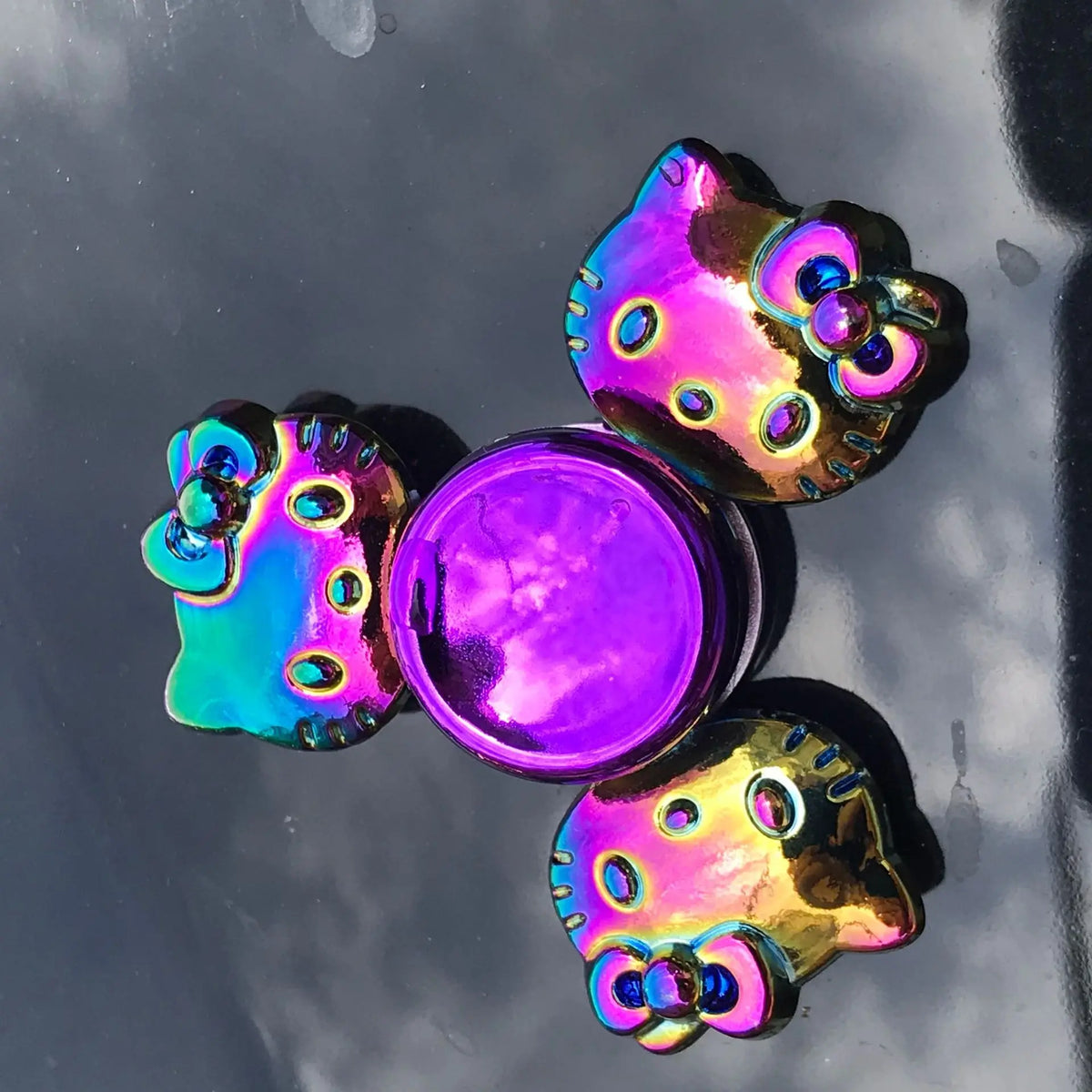Rainbow Metal High-Speed Fidget Spinner