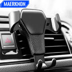 Gravity Support Bracket Car Mobile Phone Holder Car Air Vent Clip Mount Bracket For iPhone Xiaomi Samsung GPS Navigation Holder