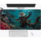 Magic playmat gathering gaming mats Frog Wizard theme anime desk mat Desk accessories 35X60cm mouse mat Raccoon tapete magic mat