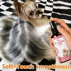 No Rinse Pet Detangler Spray for Long Hair Dogs Cats Removes Mats Knots Reduces Static Softens Fur Daily Grooming Care 50ml