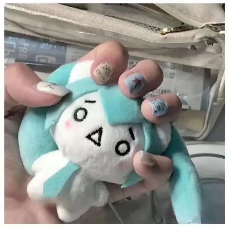 Hatsune Miku Plush Keychain Kawaii Anime Bag Charm