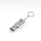 150dB Double Tube High Decibel Survival Whistle Outdoor Emergency Rescue Tool